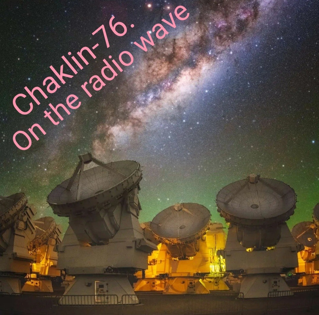 Chaklin-76. On the radio wave episode artwork