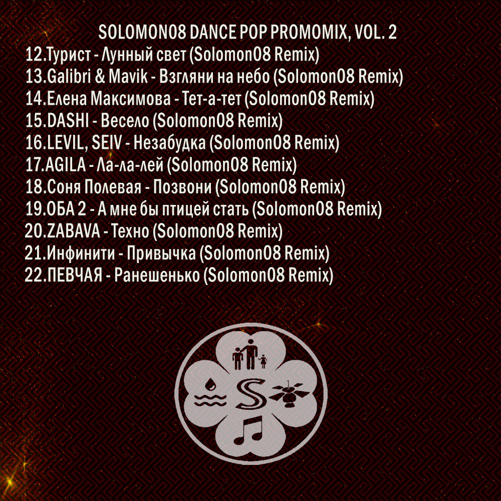 SOLOMON08 DANCE POP PROMOMIX, VOL. 2 episode artwork
