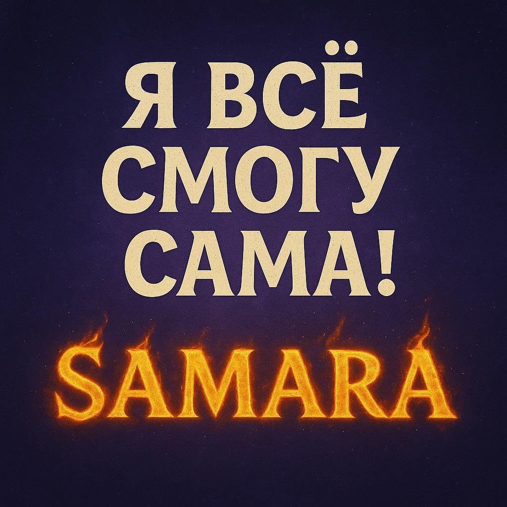 Я все смогу сама!