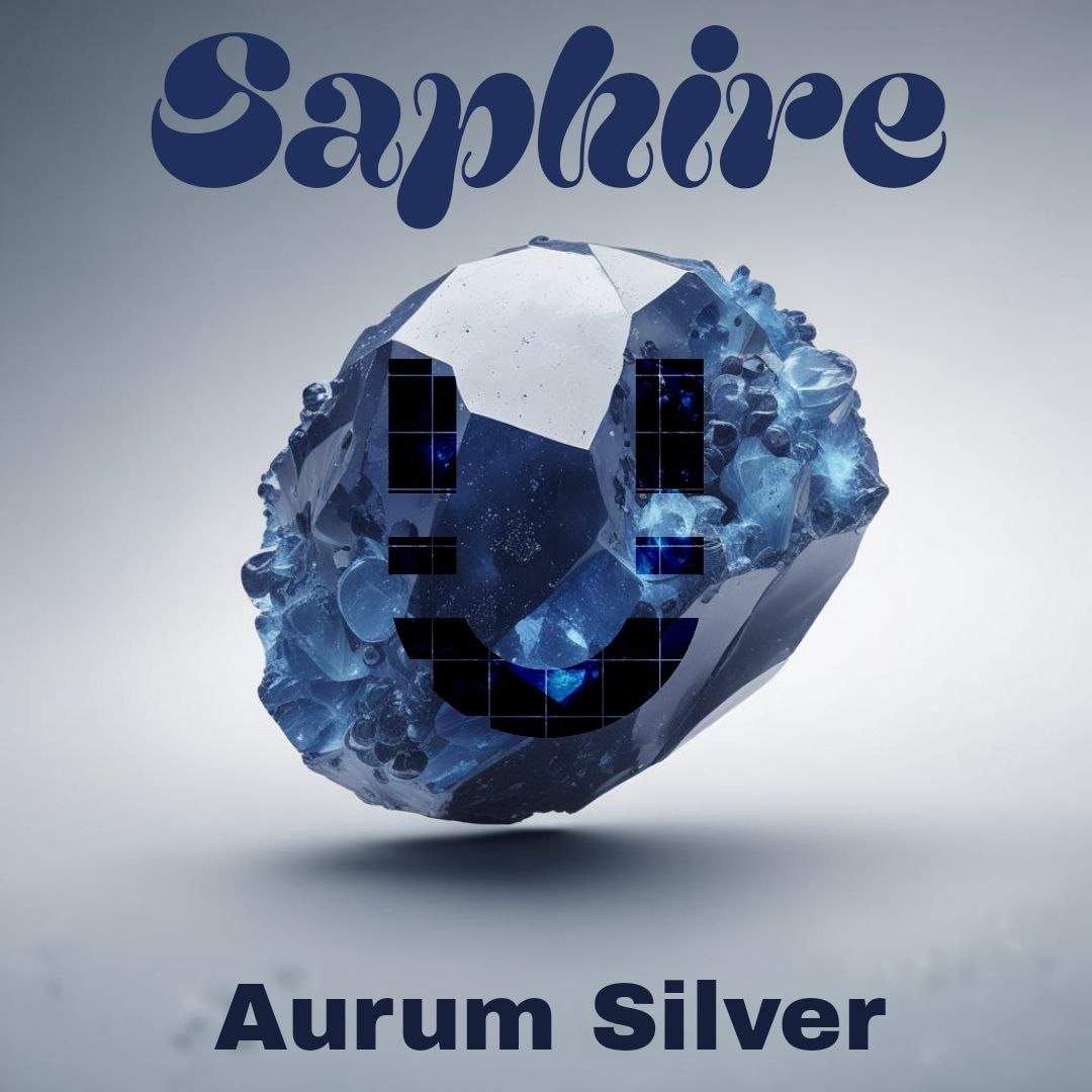 Aurum Silver - Saphire