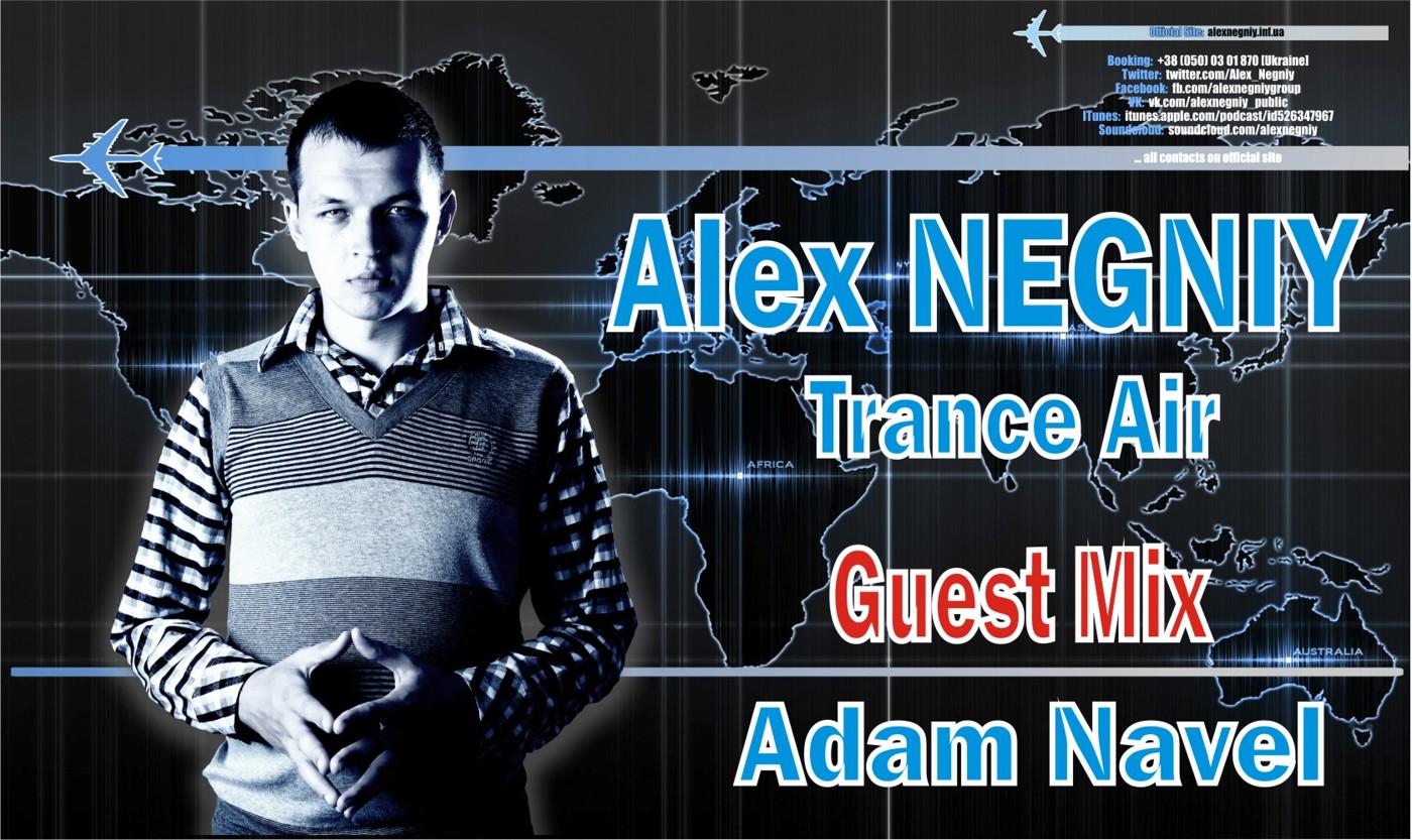 Alex NEGNIY - Trance Air #186 [Guest mix: Adam Navel] episode artwork