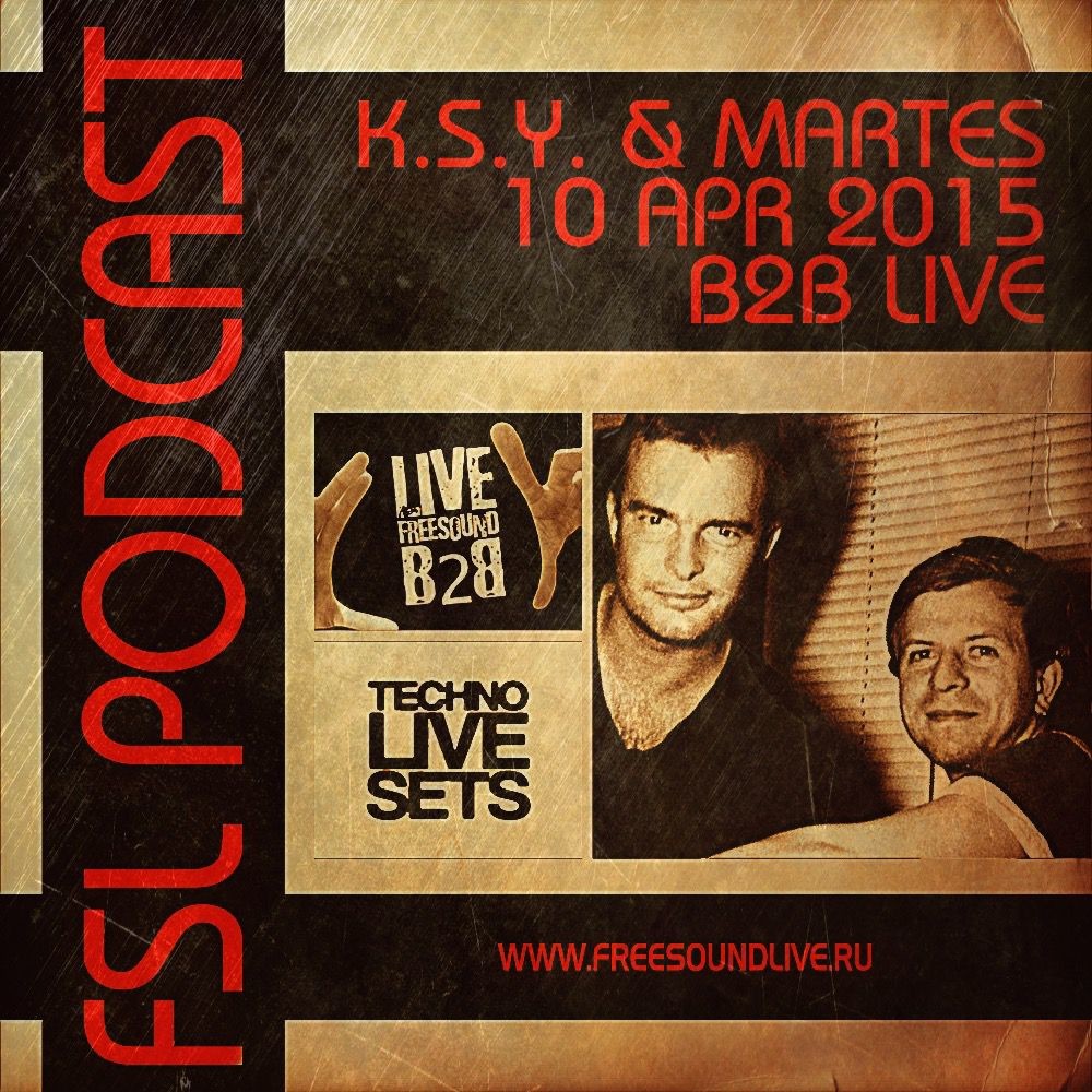 B2B Live K.S.Y. & Martes 10 Apr 2015 (Part1) episode artwork