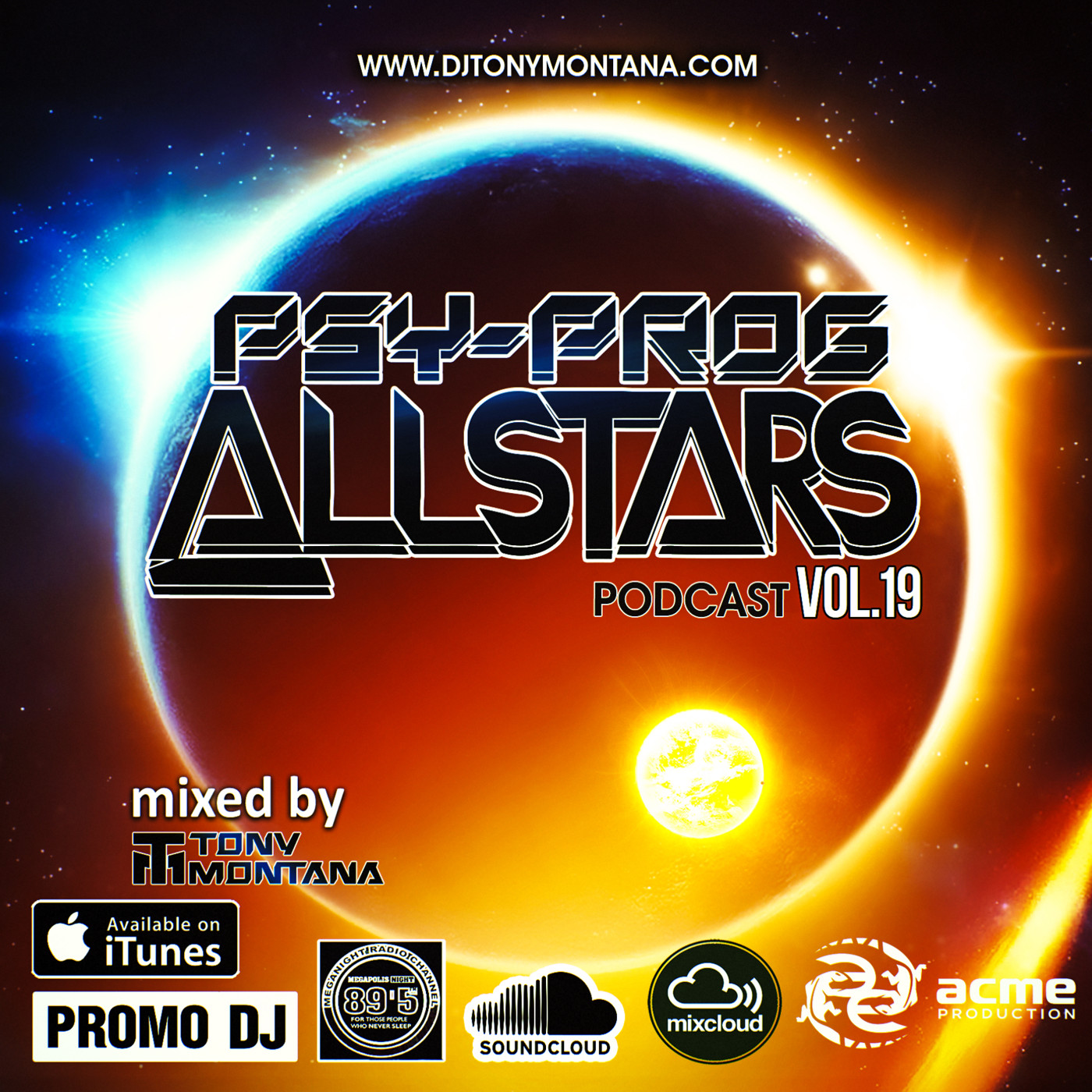 Psy-Prog Allstars podcast # 19 with Dj Tony Montana [MGPS 89,5 FM] 31.03.2018 episode artwork