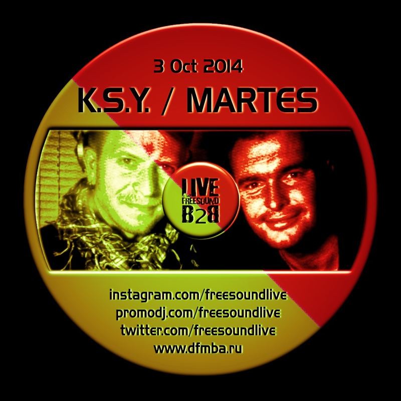 B2B Live K.S.Y. & Martes 3 Oct 2014 On Dfm (Part2) episode artwork