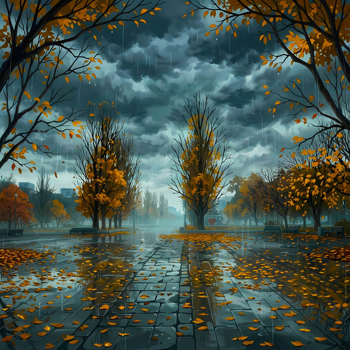 Domitori Taranofu - Cold Autumn Rain