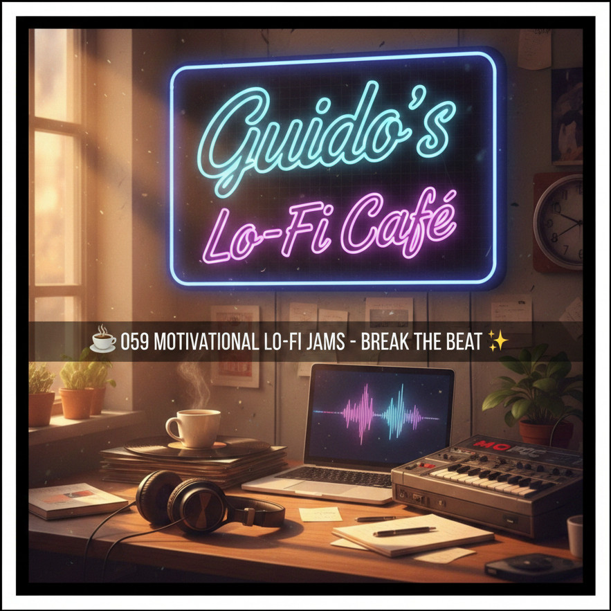 Guido's Lo-Fi Cafe 059 Motivational Lo-Fi Jams - Break The Beat episode artwork