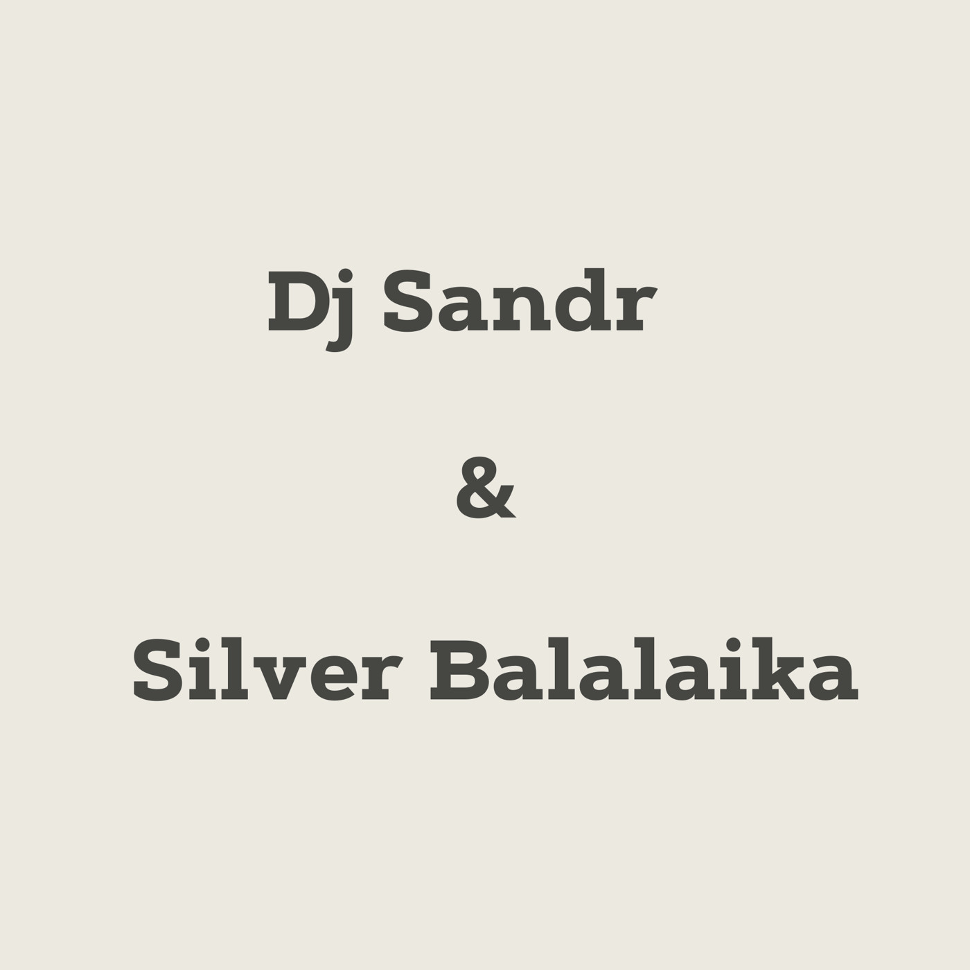 Dj Sandr & Silver Balalaika - Live from X-lab (part 2)