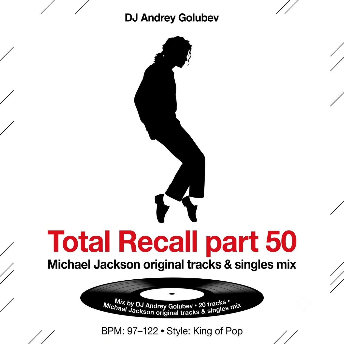 DJ Andrey Golubev - Total Recall part 50 (Michael Jackson original tracks & singles mix) episode artwork