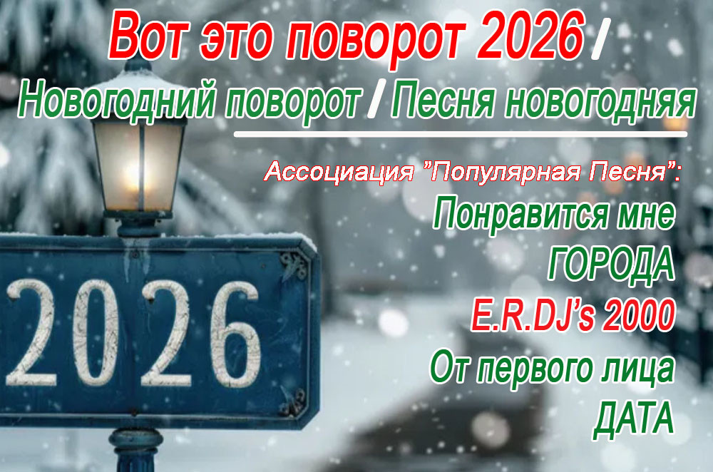 Вот это поворот (rock and sax, E.R.DJ's 2000 - Новогодний поворот 2026)