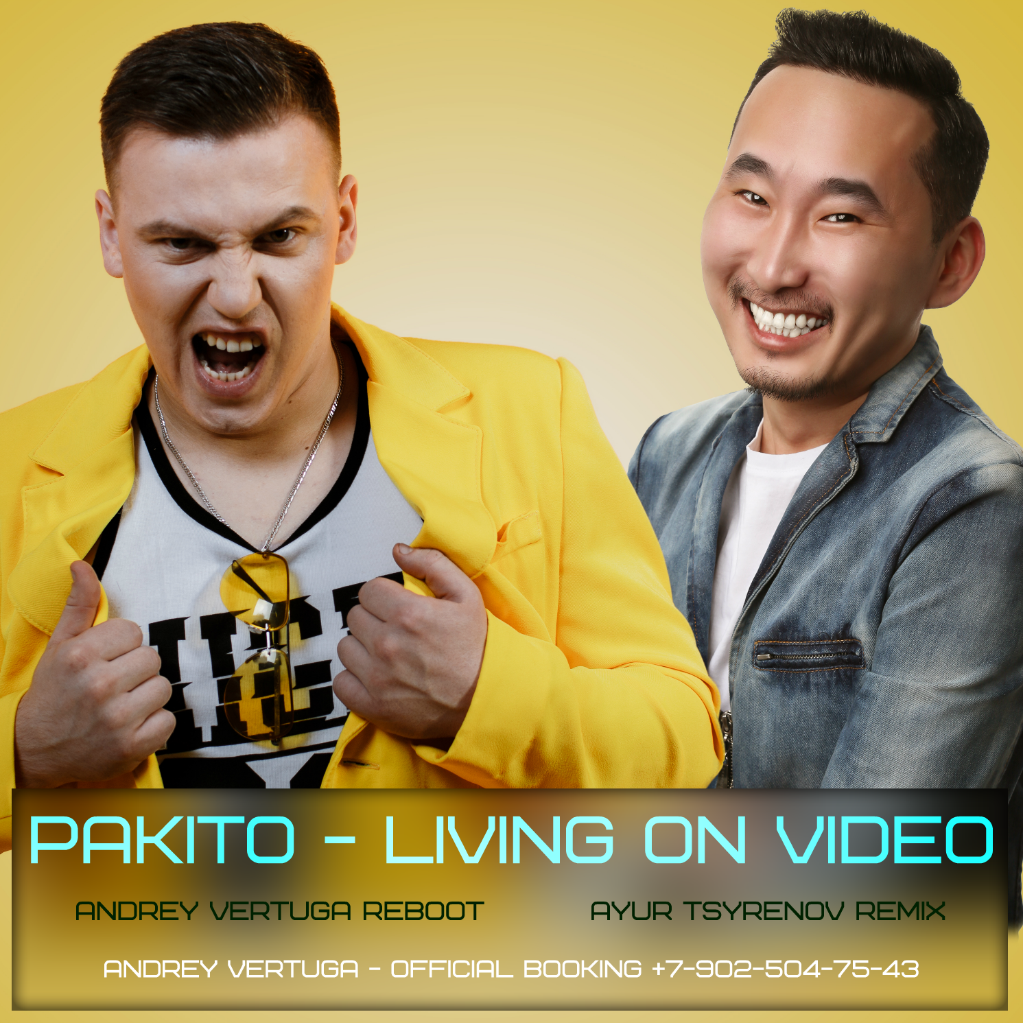 Ayur Tsyrenov. Andrey Vertuga- Living on Video. (Andrey Vertuga Living on Video Reboot) -. Pakito Living on Video Remix. Andrey vertuga