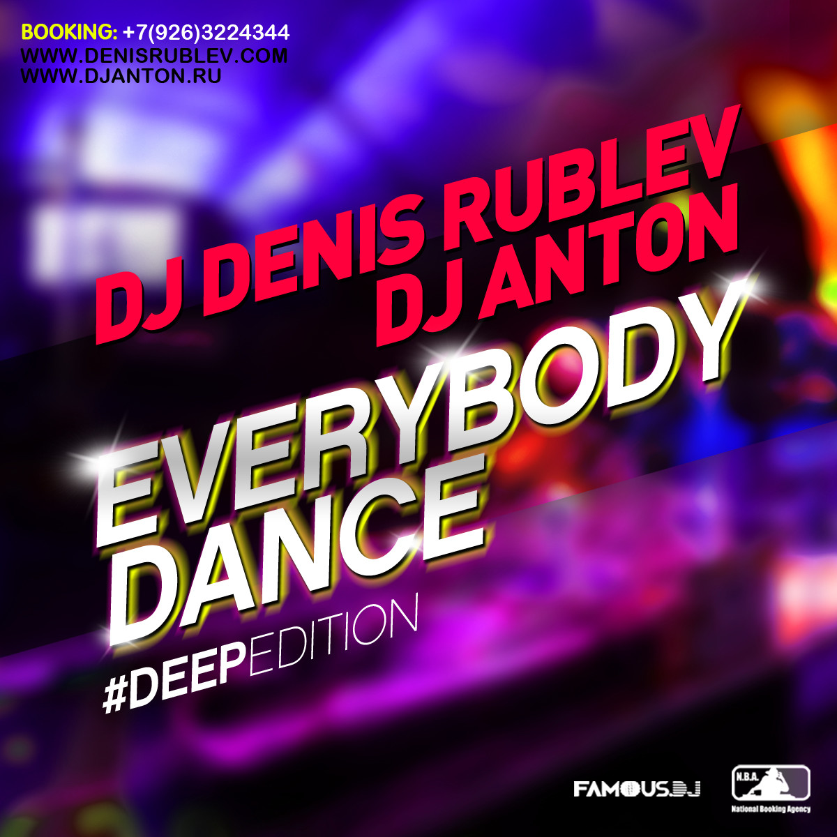 DJ DENIS RUBLEV & DJ ANTON - EVERYBODY DANCE (DEEP EDITION) episode artwork