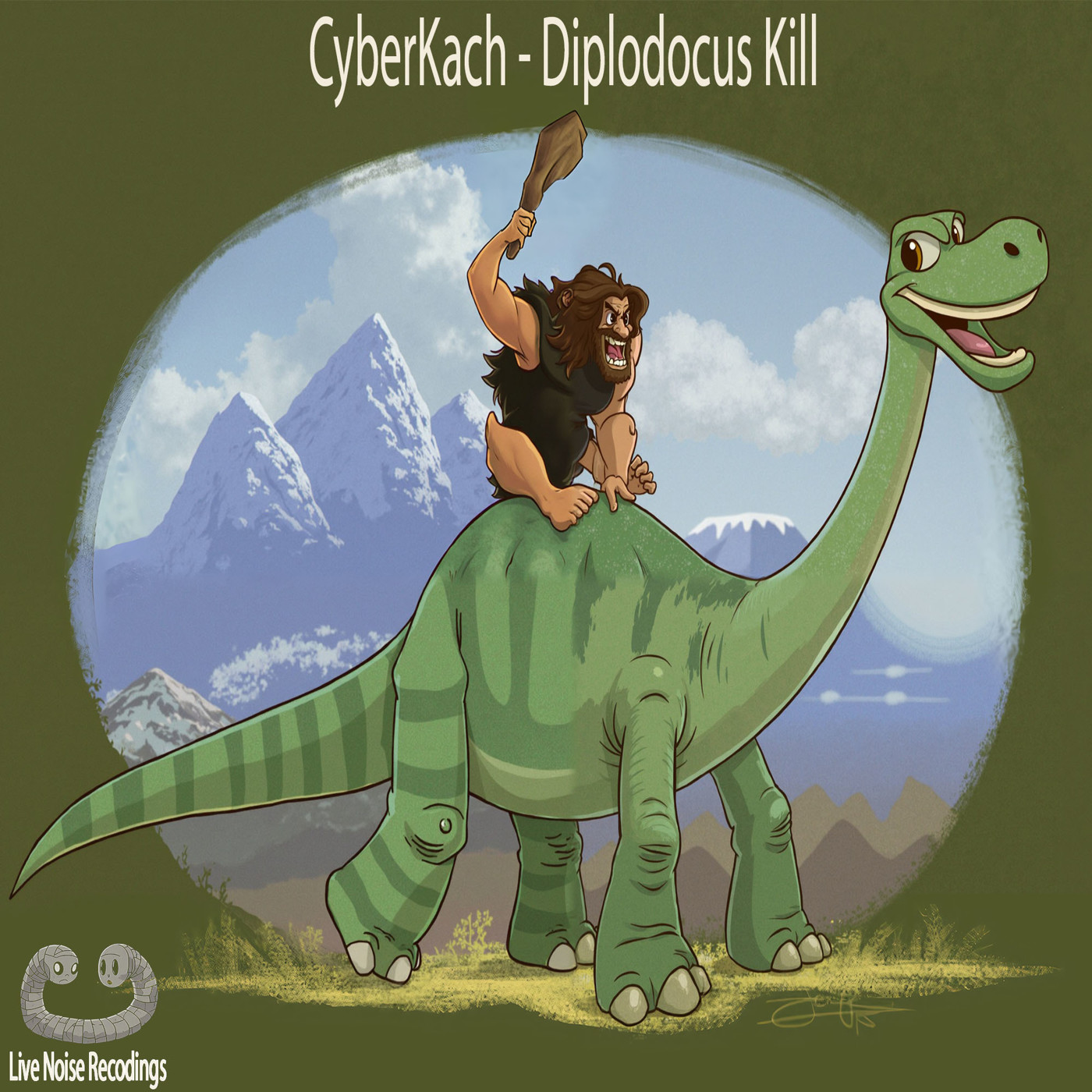 CyberKach - Diplodocus Kill [Breakcore  Noise'n'Beat] @LiveNoiseRecordings
