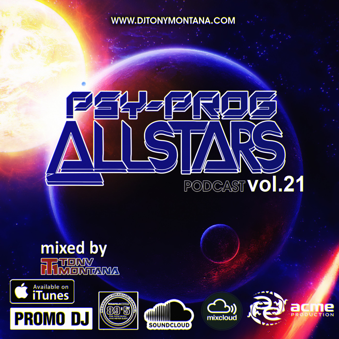 Psy-Prog Allstars podcast # 21 with Dj Tony Montana [MGPS 89,5 FM] 14.09.2019 #21 episode artwork