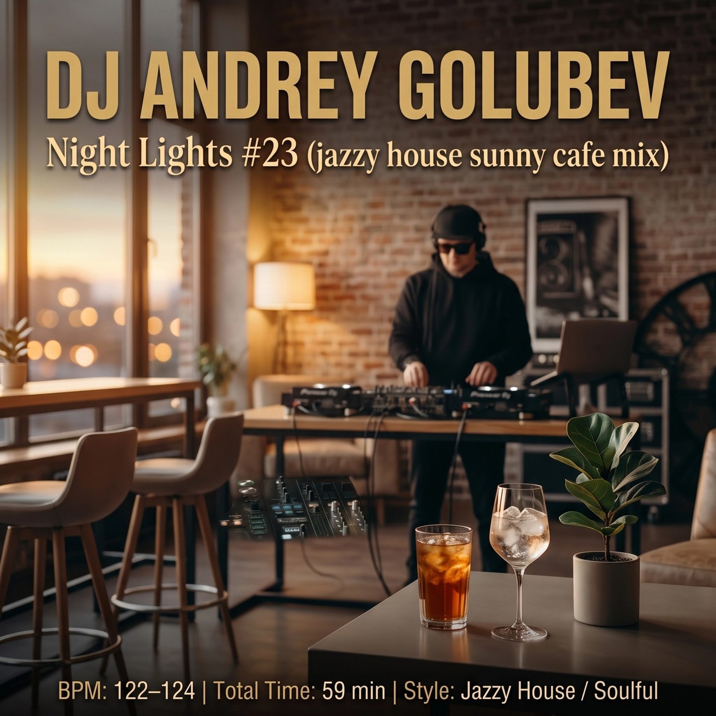 DJ Andrey Golubev - Night Lights #23 (jazzy house sunny cafe  mix) episode artwork