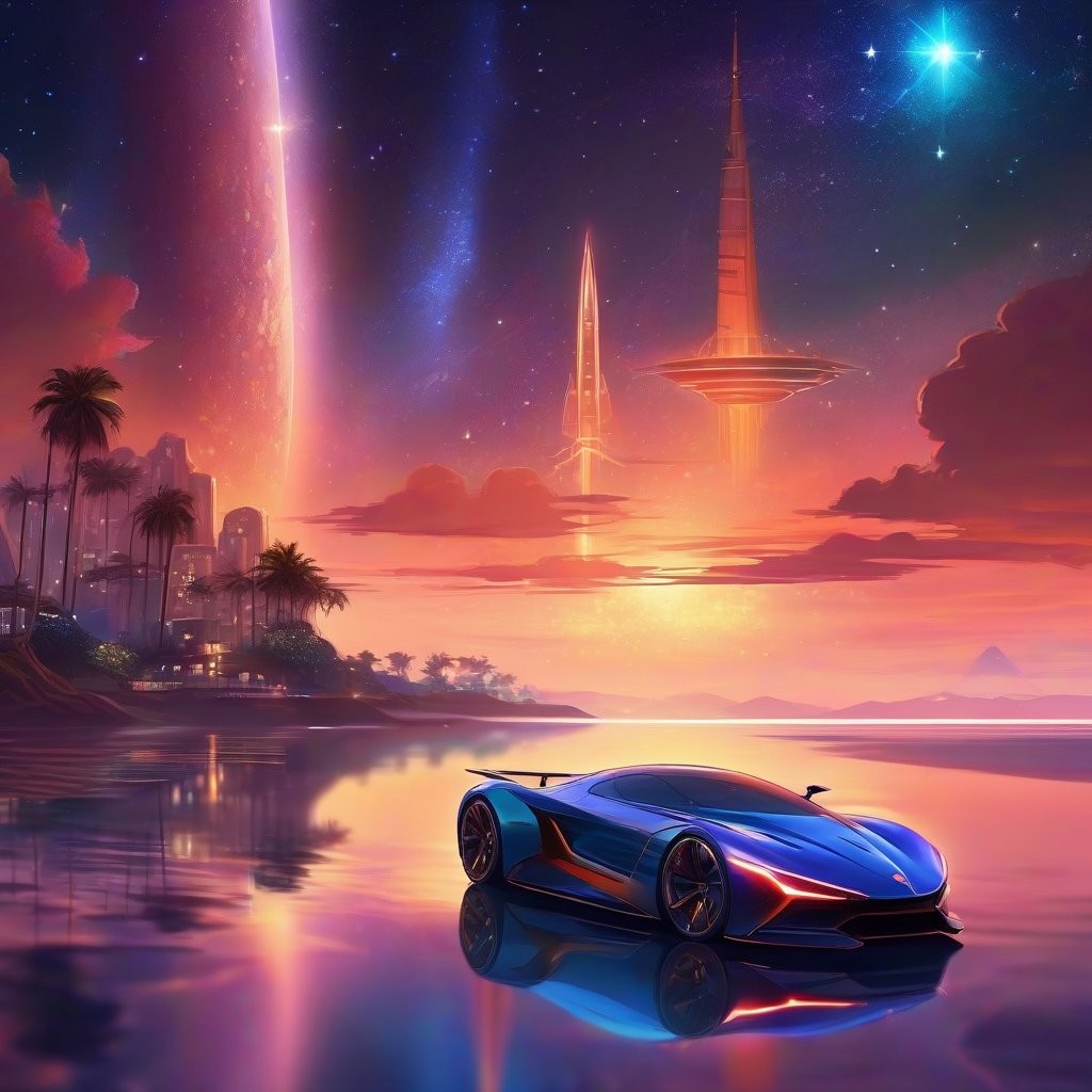 Starry reflection (Neural network) Starry reflection (Neural network)