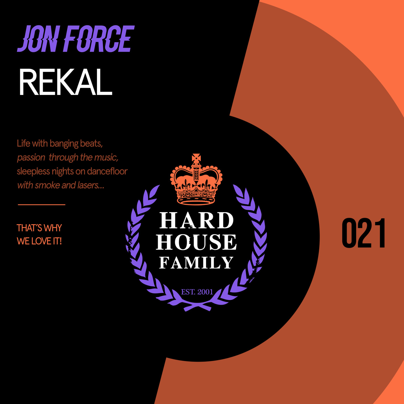 HHF021- Jon Force - Rekal episode artwork