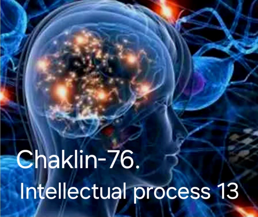 Chaklin-76. Intellectual process 13 episode artwork