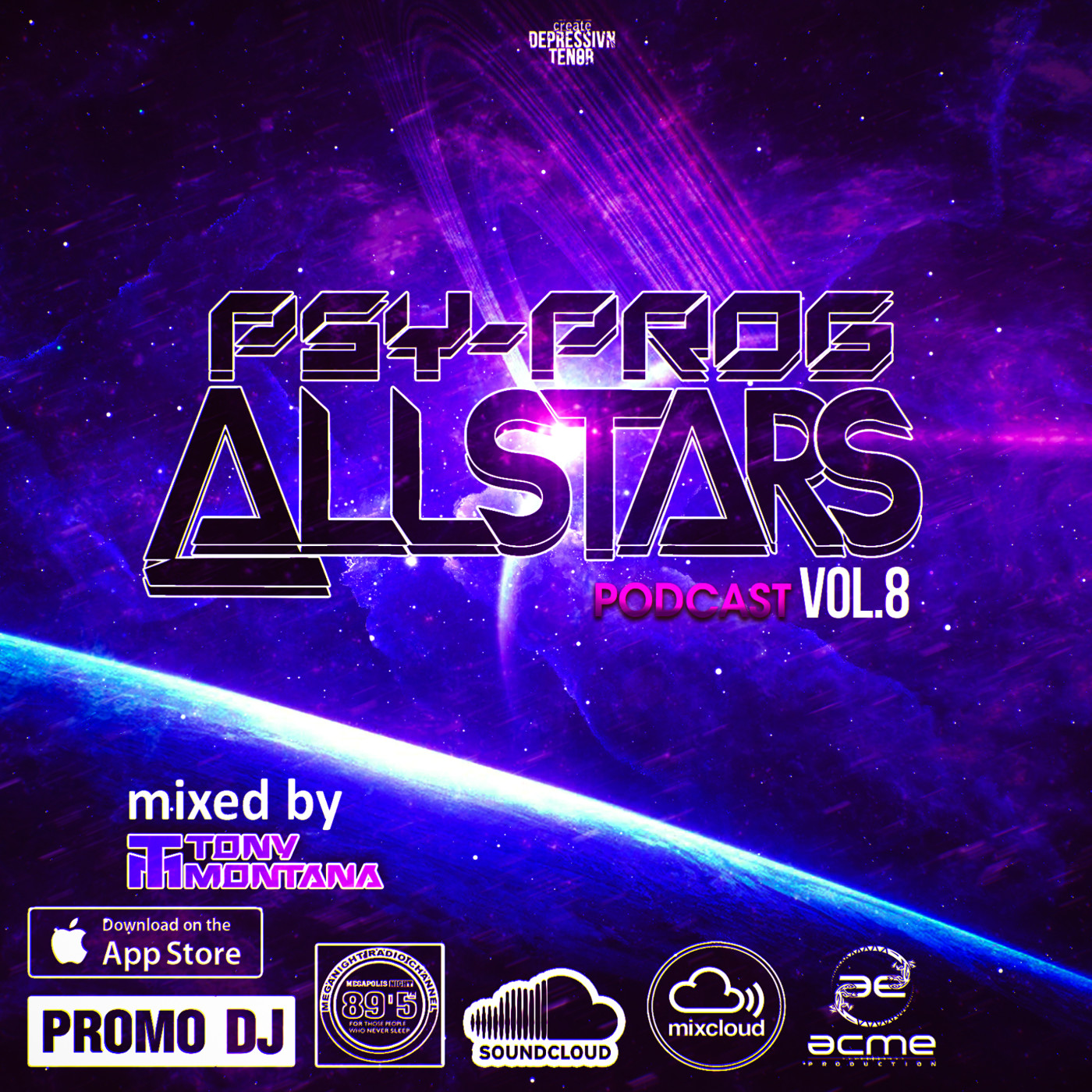 Psy-Prog Allstars podcast # 8 with Dj Tony Montana [MGPS 89,5 FM] 11.12.2016 episode artwork