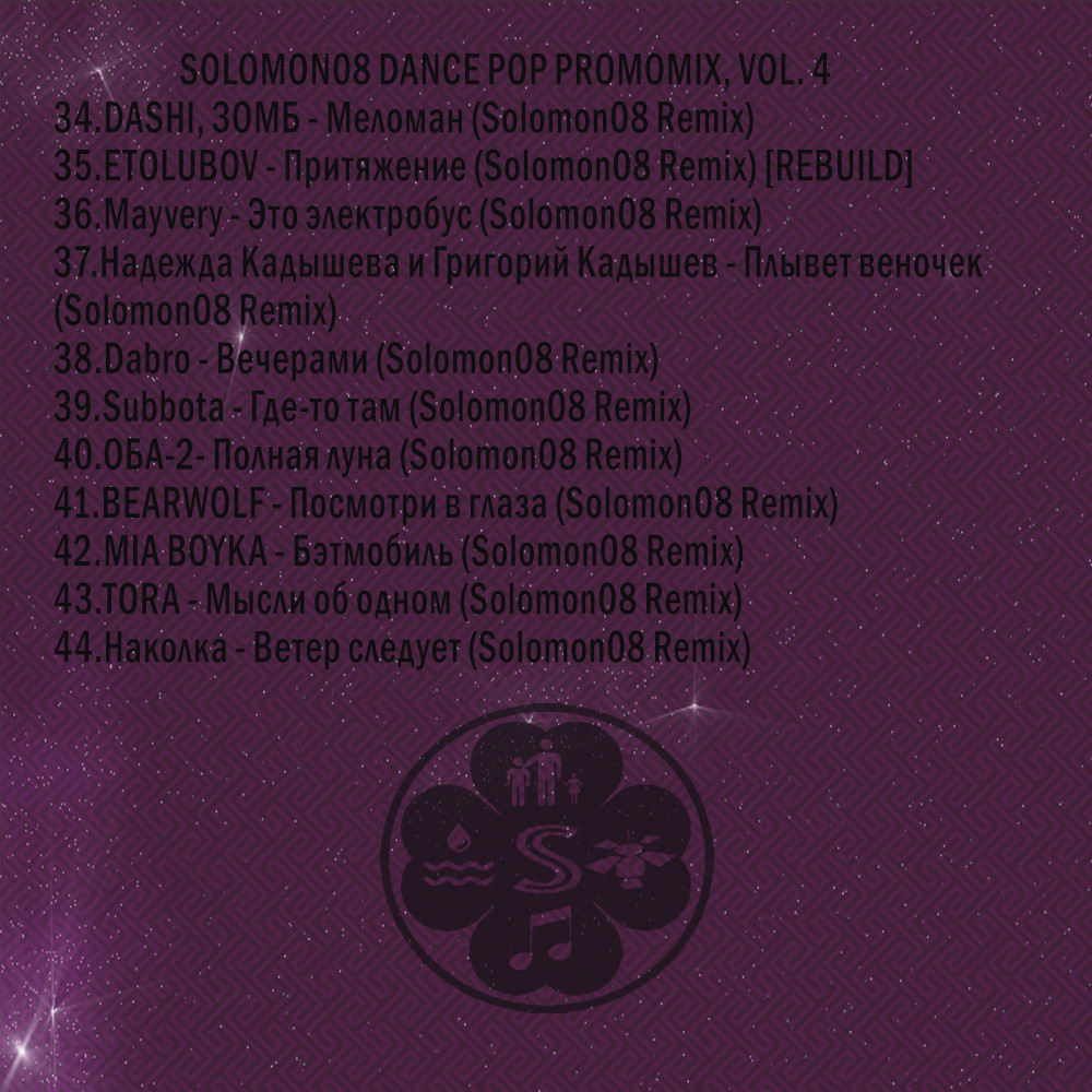 SOLOMON08 DANCE POP PROMOMIX, VOL. 4 episode artwork